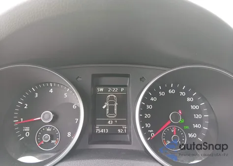 2014 Volkswagen Golf 2.5L z USA, uszkodzony, nr VIN WVWDB7AJXEW002564